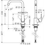 Смеситель для кухни Hansgrohe Focus 31820 Смеситель для кухни Hansgrohe Focus 31820